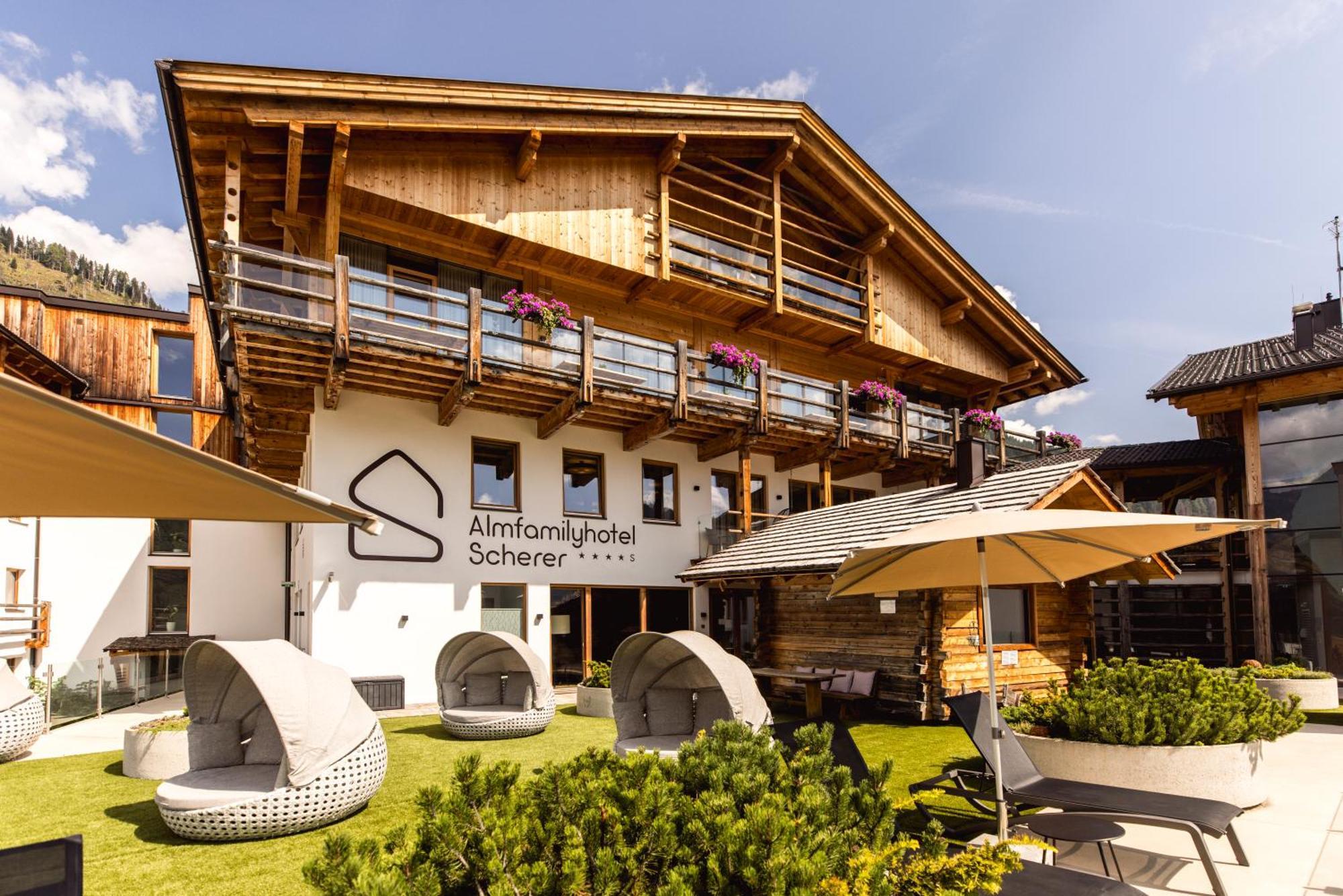 Almfamilyhotel Scherer Obertilliach Exterior foto